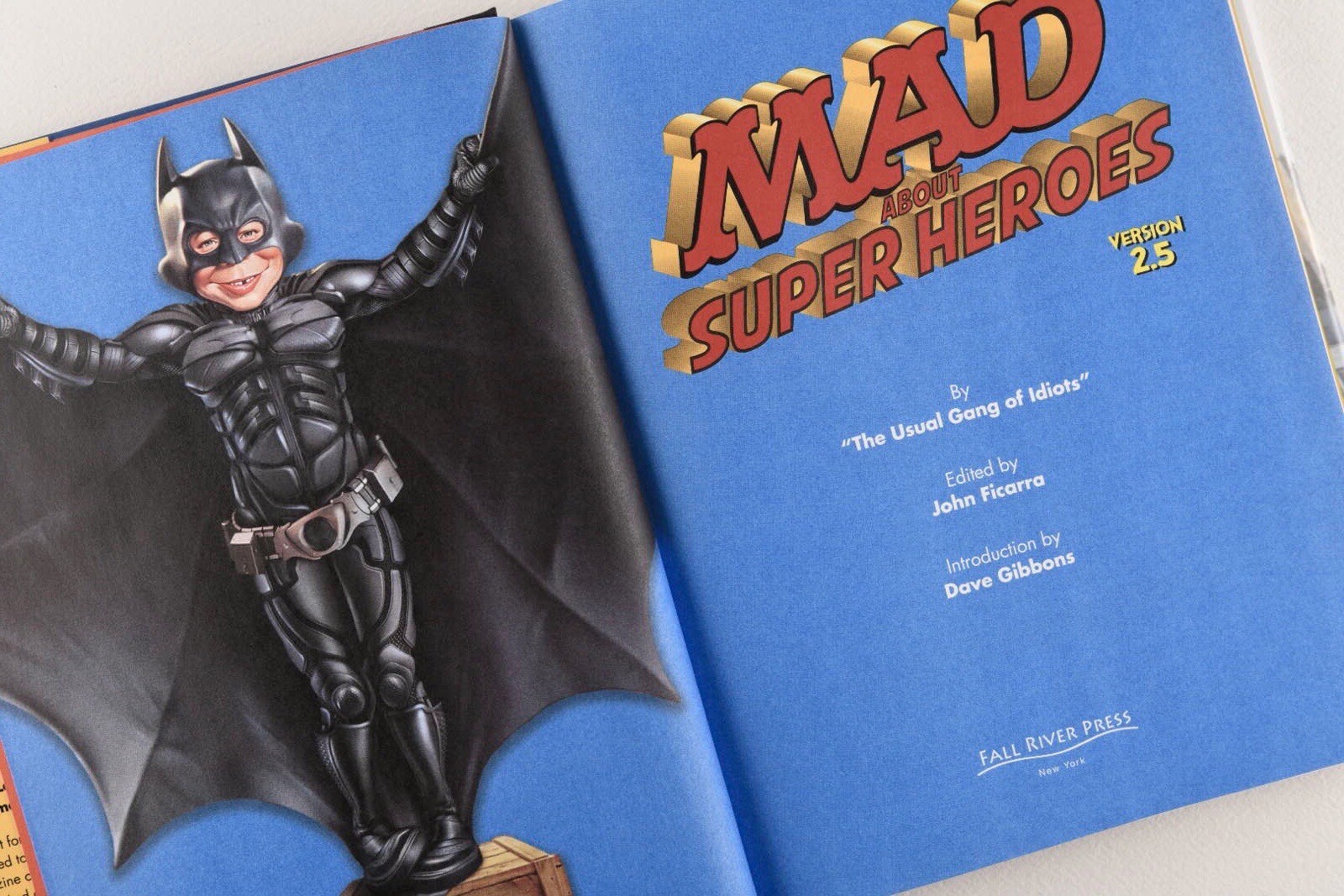 MAD ABOUT SUPER HEROES Version 2.5, 2012 1st Edition HC DJ Fall River Press VGC