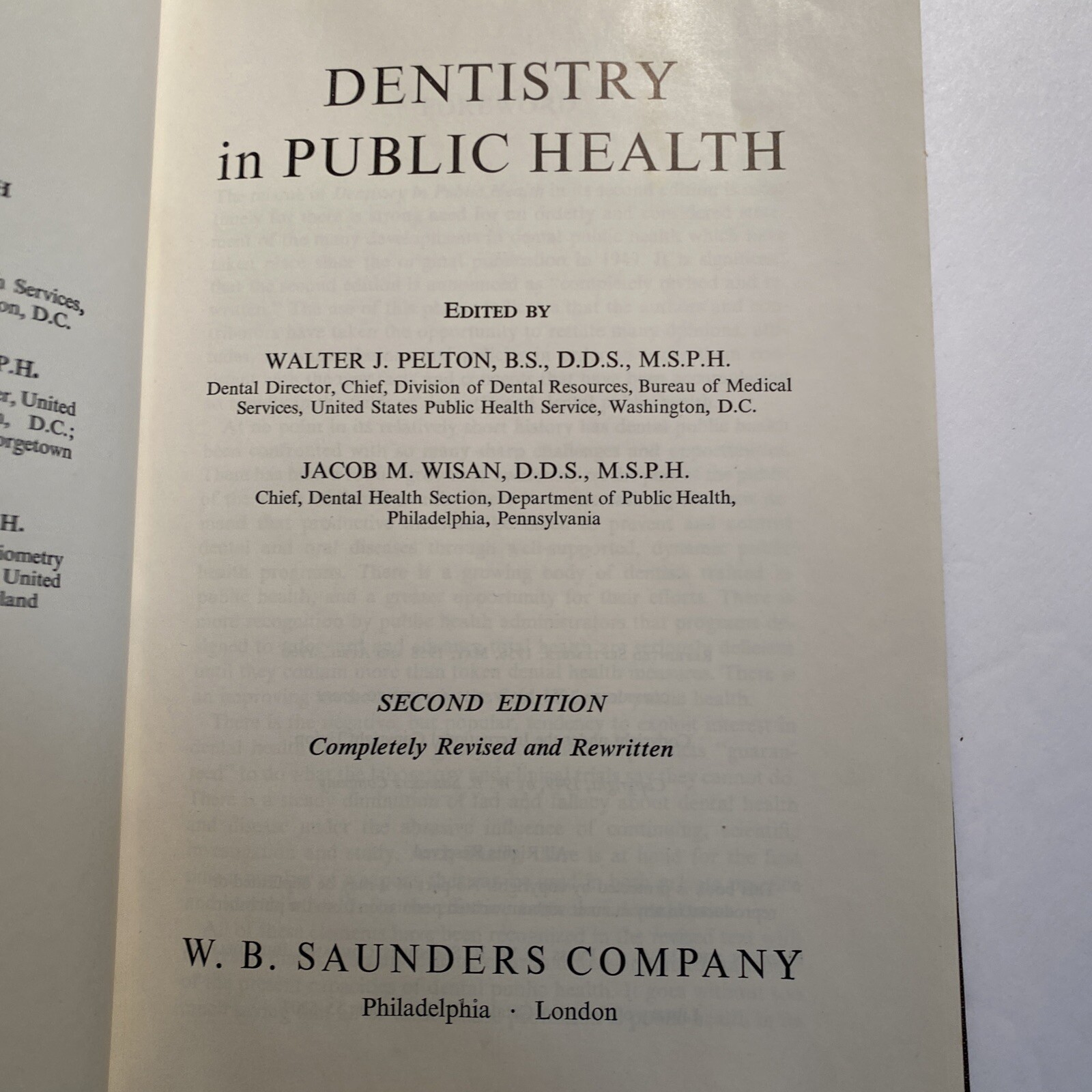Dentistry in Public Health 1955 Medical Text Book ab9