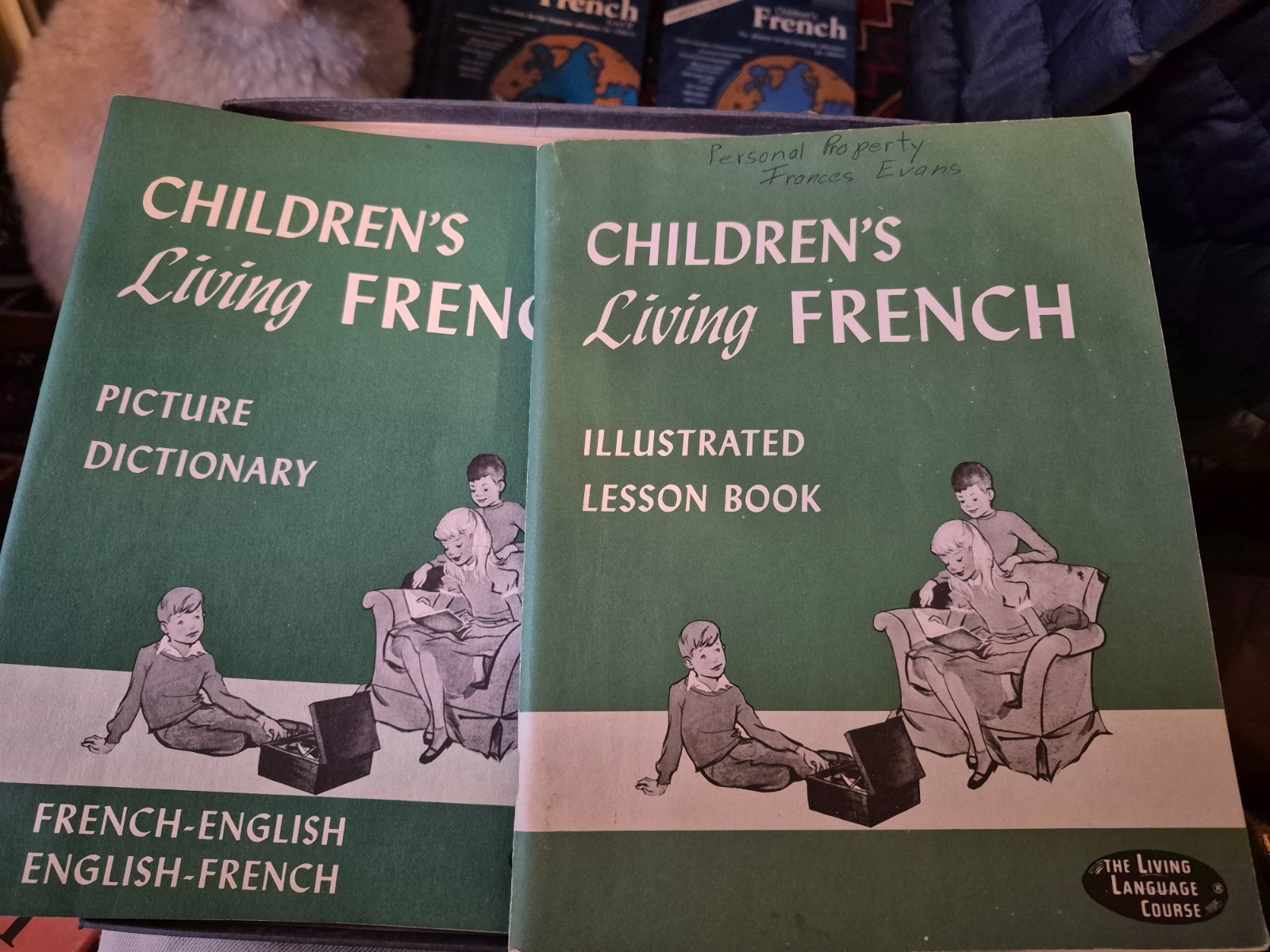 HUGE LOT Power-Glide CHILDRENS French Books CDs Robert Blair PLUS RECORDS!