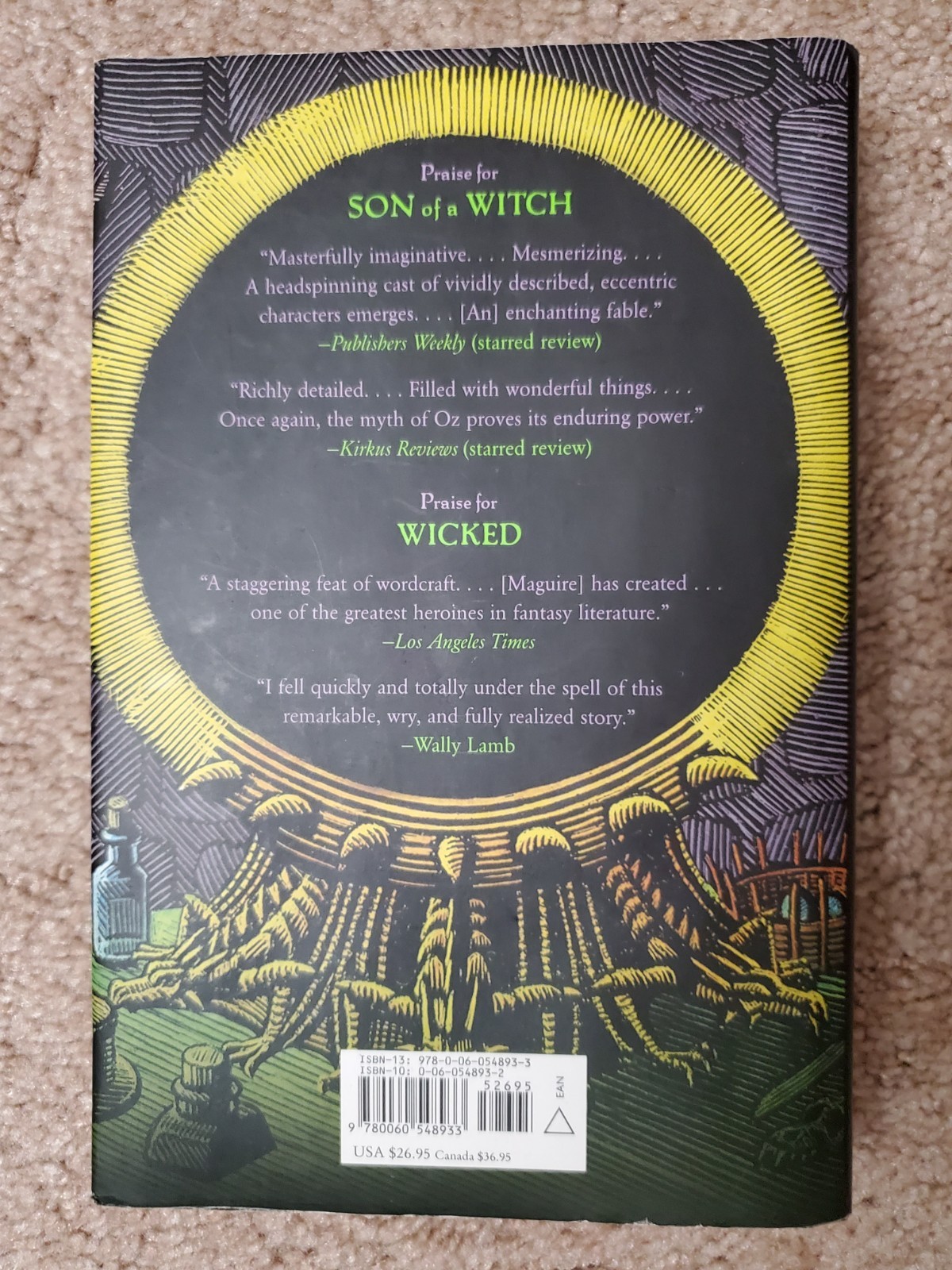Gregory Maguire Book Lot Son Of A Witch 1st Edition Hardcover Wicked Stepsister
