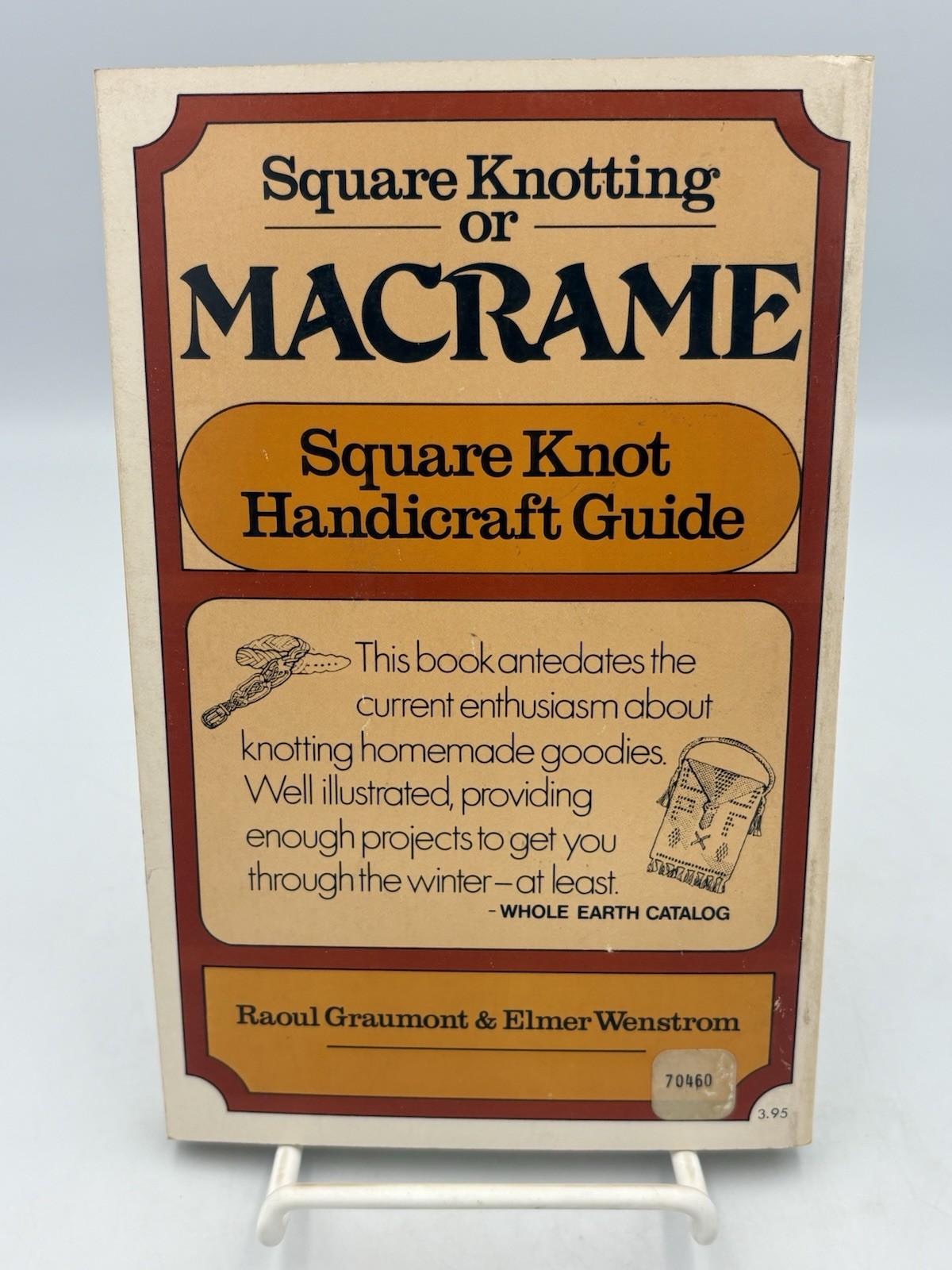 Square Knotting Or Macrame – Raoul Graumont (1949) Vintage Paperback