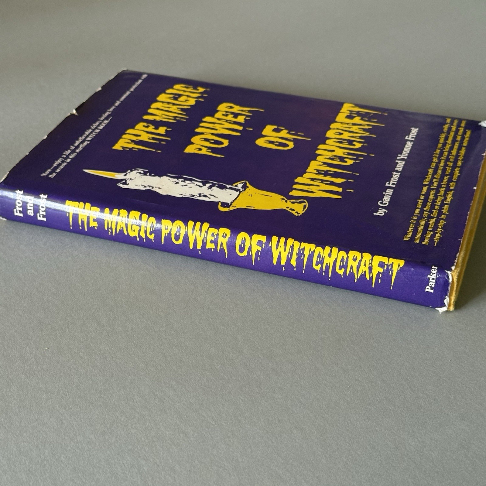 The Magic Power of Witchcraft By Gavin & Yvonne Frost HCDJ 1976 First Ed. 16th