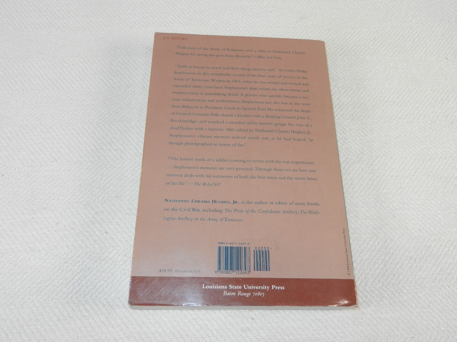 CIVIL WAR CSA Washington Artillery Battery 5th Company & Loader’s memoir