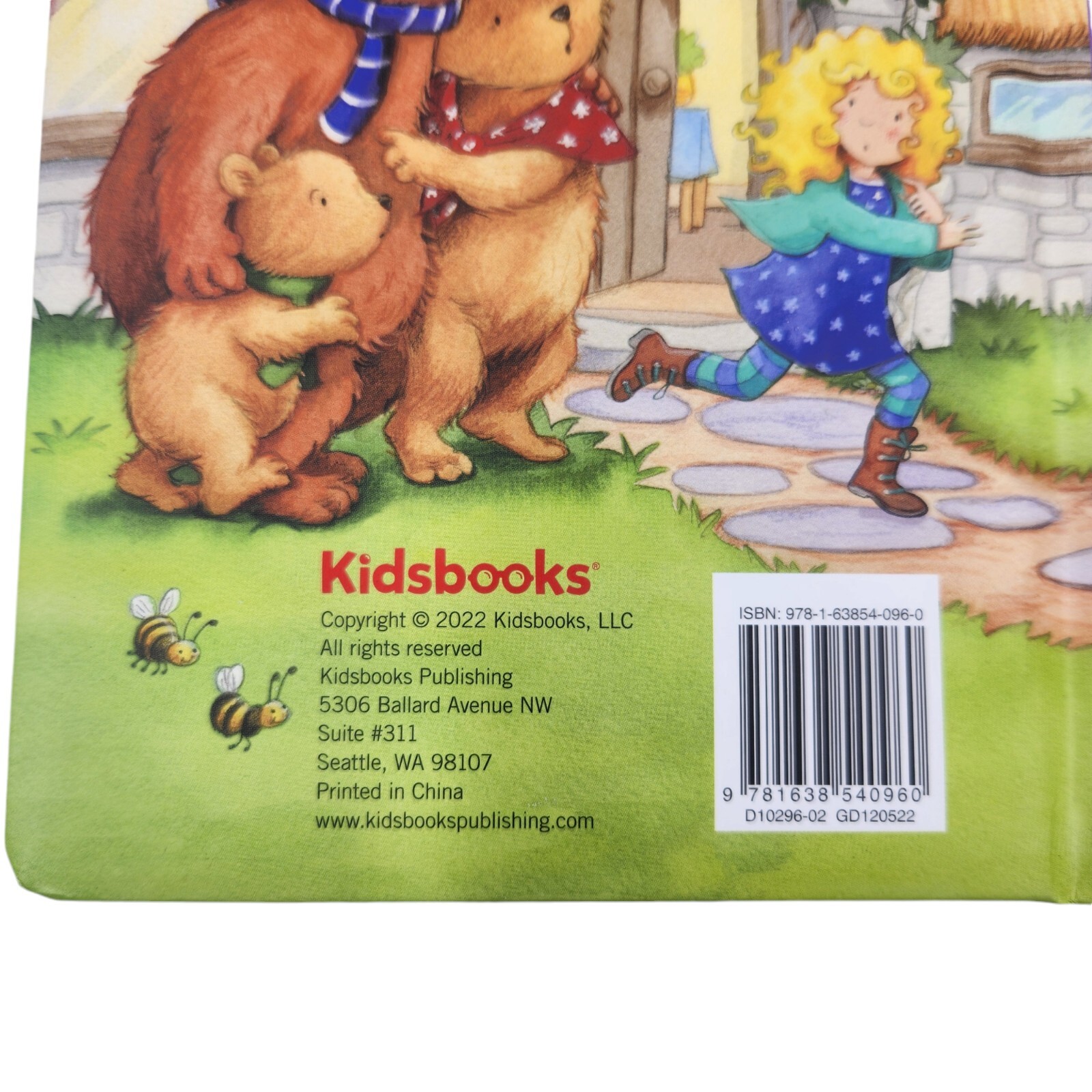 Goldilocks and the Three Bears by Kidsbooks Board Book 2022 Illustrated 20 Pages