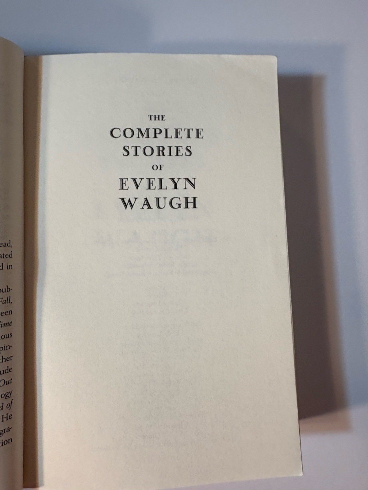 Complete Stories of Evelyn Waugh by Evelyn Waugh (2000, Paperback)