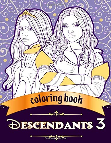 Descendants 3 Coloring Book: JUMBO Coloring Book For Kids and Adults