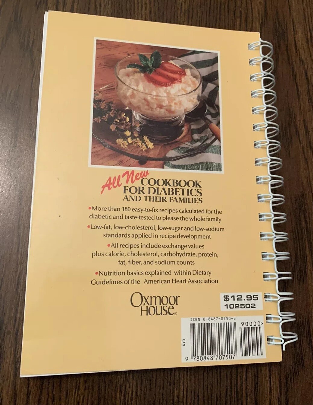 Cookbook for Diabetics and Their Families paperback spiral Recipes 234 pages
