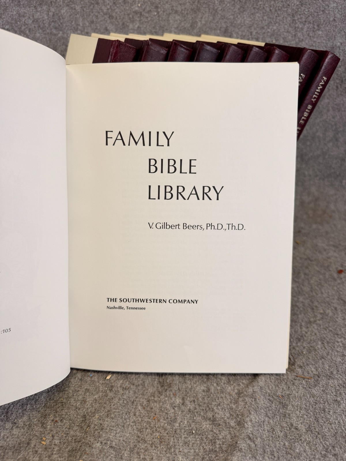 Family Bible Library 10 Book Complete Set 1971 Southwestern Company Hardcover