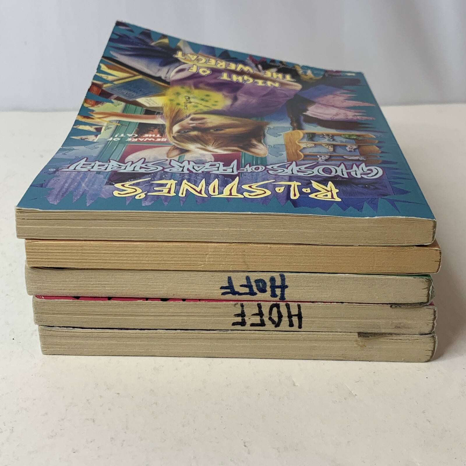 Ghosts Fear Street Lot Books 1,2,3,8, 12 R.l. Stine