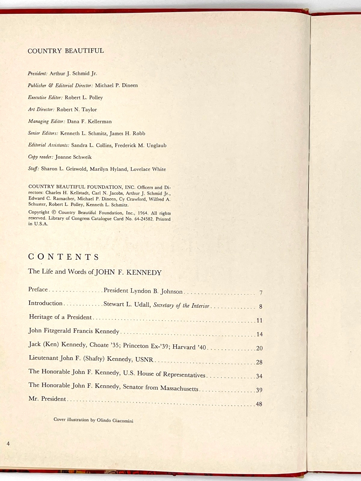 The Life and Words of John F. Kennedy Book James Playsted Wood 1964-82 pages