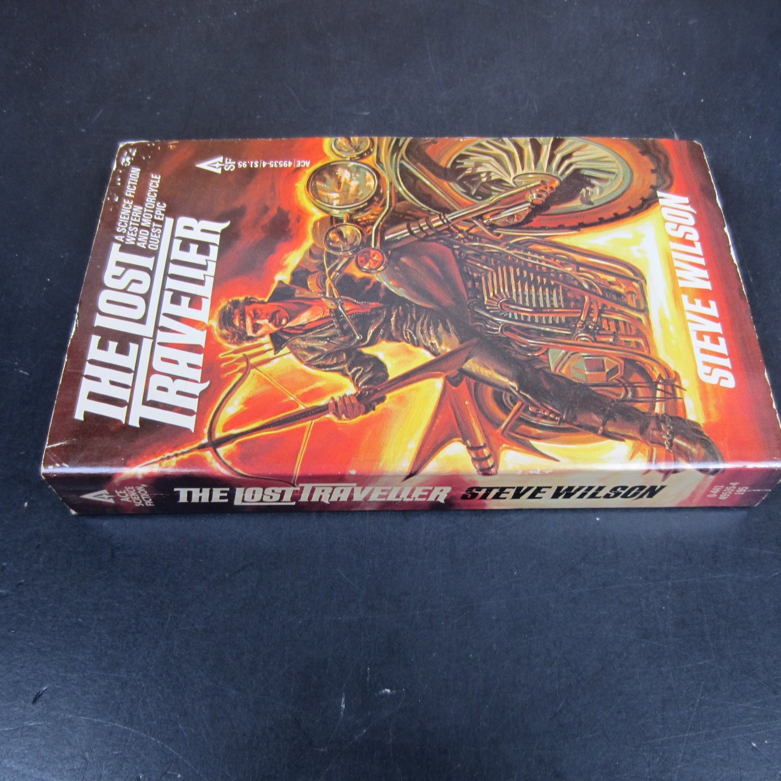 The Lost Traveller Steve Wilson 1978 First Ace Printing Sci-Fi Western PB SF