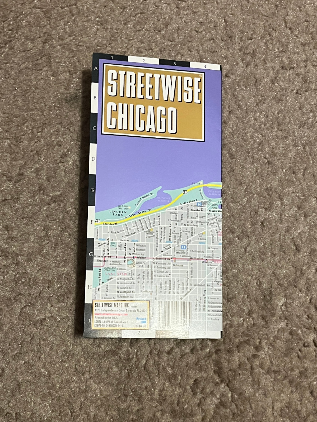 Streetwise Chicago Map – Laminated City Center Street Map