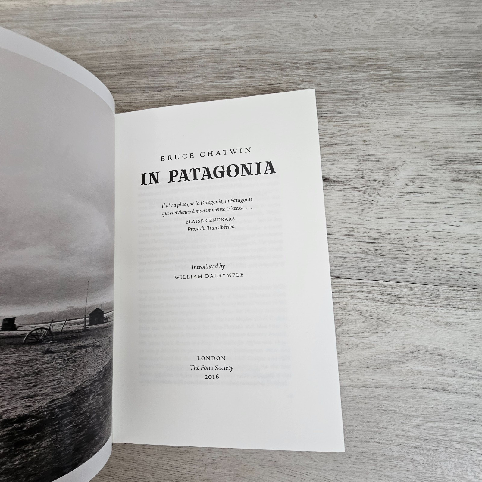 ” In Patagonia” by Bruce Chatwin, Folio Society -Beautiful! HC/slipcase