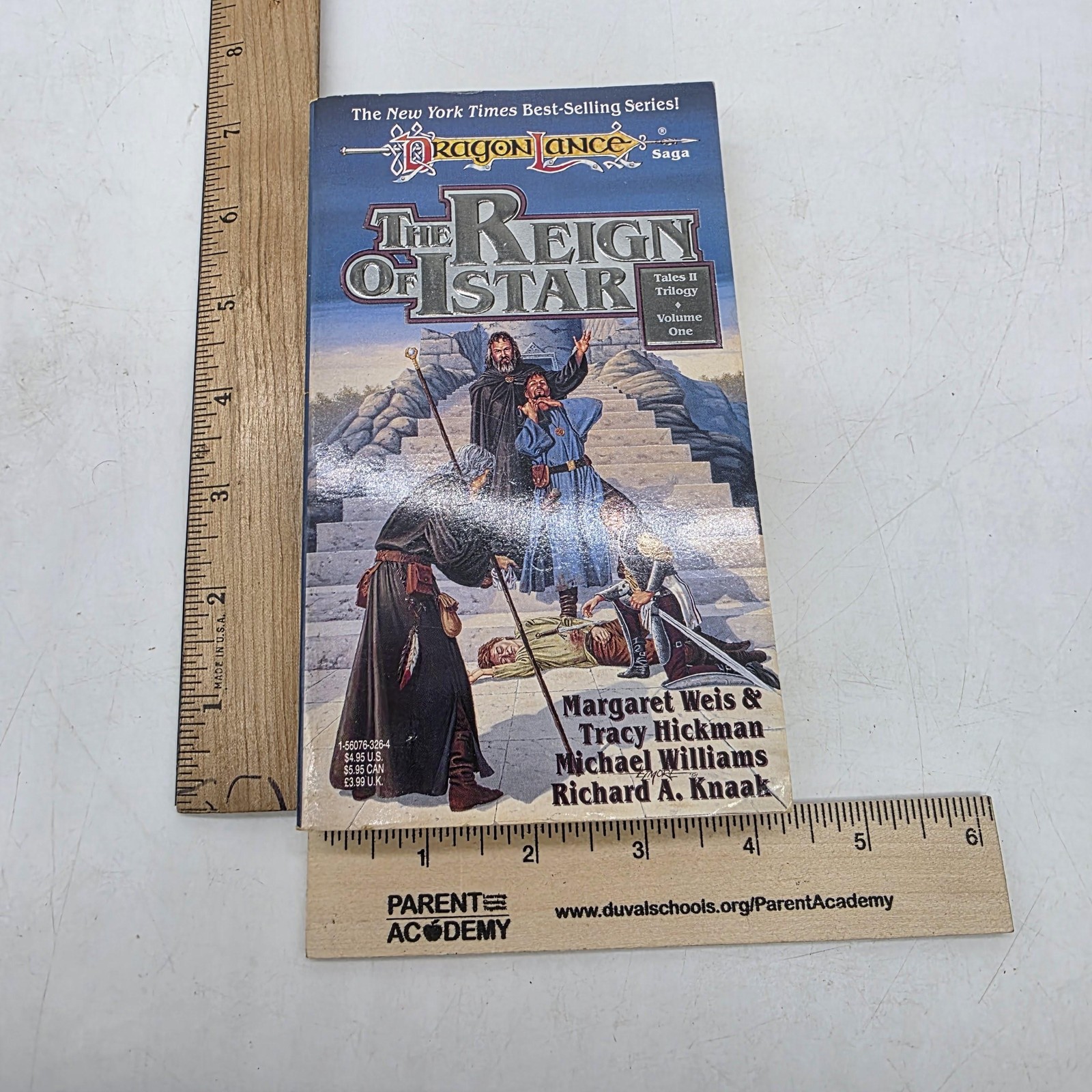 Vintage Dragonlance Reign Of Istar Weis TSR PB Lot Fantasy Novels Multicolor