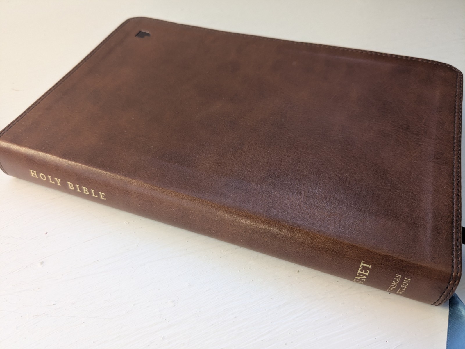 NET Thinline Bible Brown 2019, Imitation Leather Excellent No marks