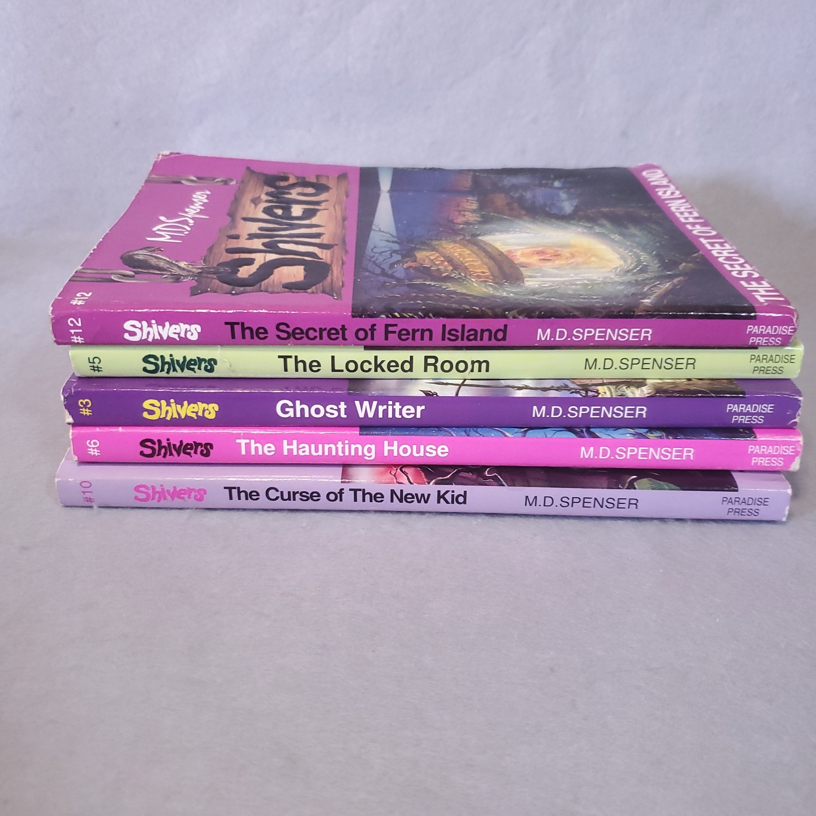 SHIVERS Books M.D. Spencer Horror Ghost Writer Locked Room Haunting House Lot 5
