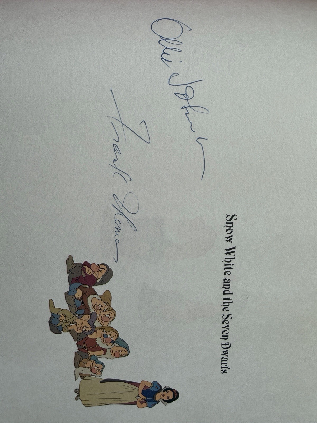 1979 Walt Disney’s Snow White & The Seven Dwarfs Studio Book HBDJ Viking Press