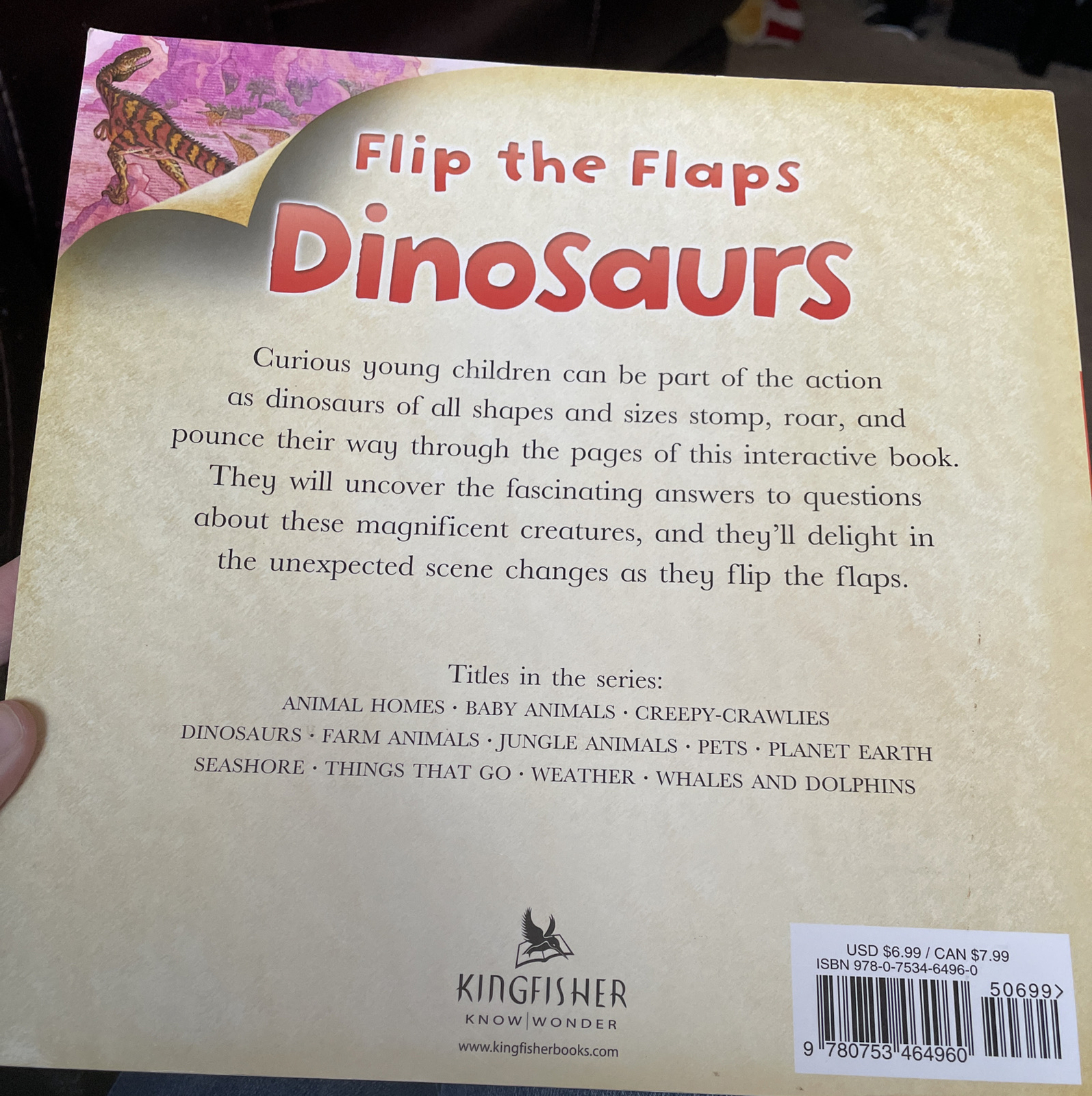 Flip the Flaps Series: Dinosaurs by Judy Allen (2008, Paperback)