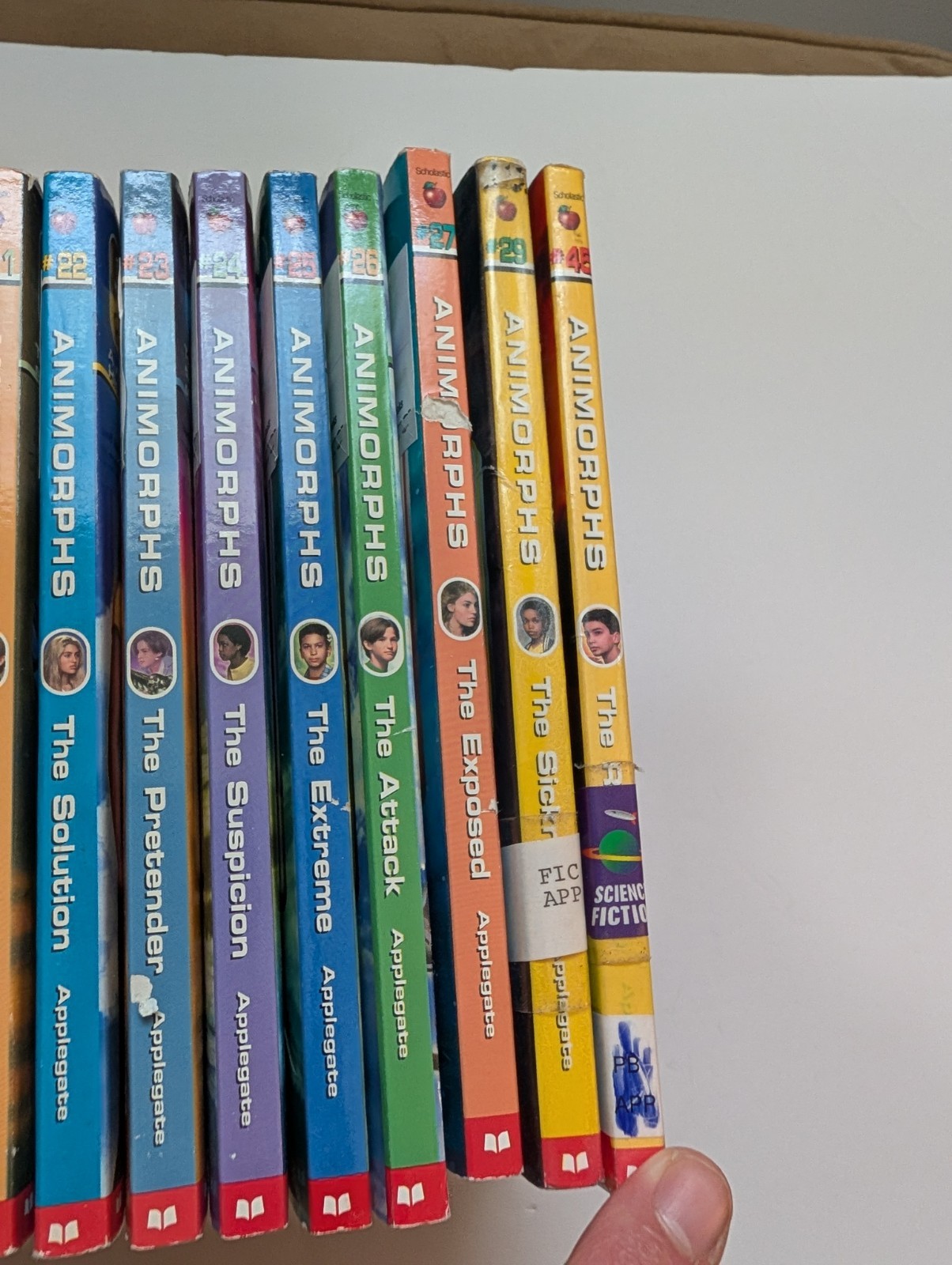 Lot of 24 Animorphs Scholastic Paperback Books K.A. Applegate