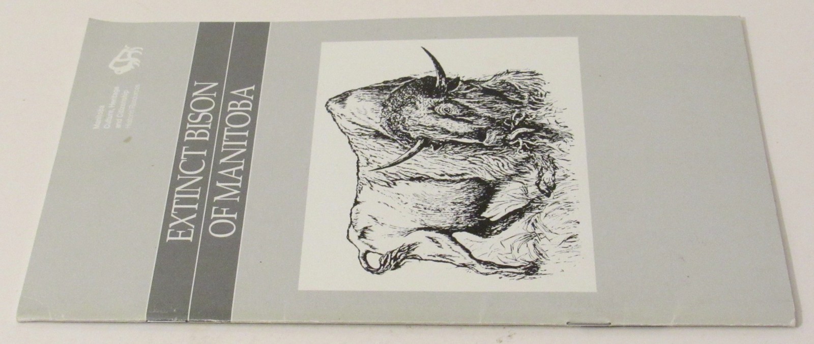 EXTINCT BISON OF MANITOBA – In English & French – 20 pages – 1996 – Canada