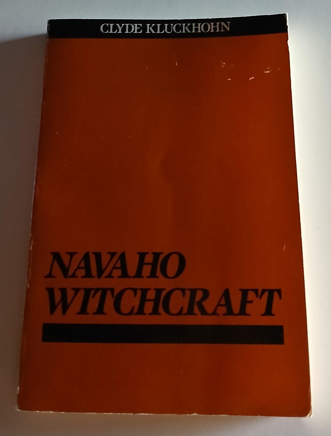 Navaho Witchcraft by Clyde Kluckhohn 1989 Reprint Beacon Edition Paperback Good