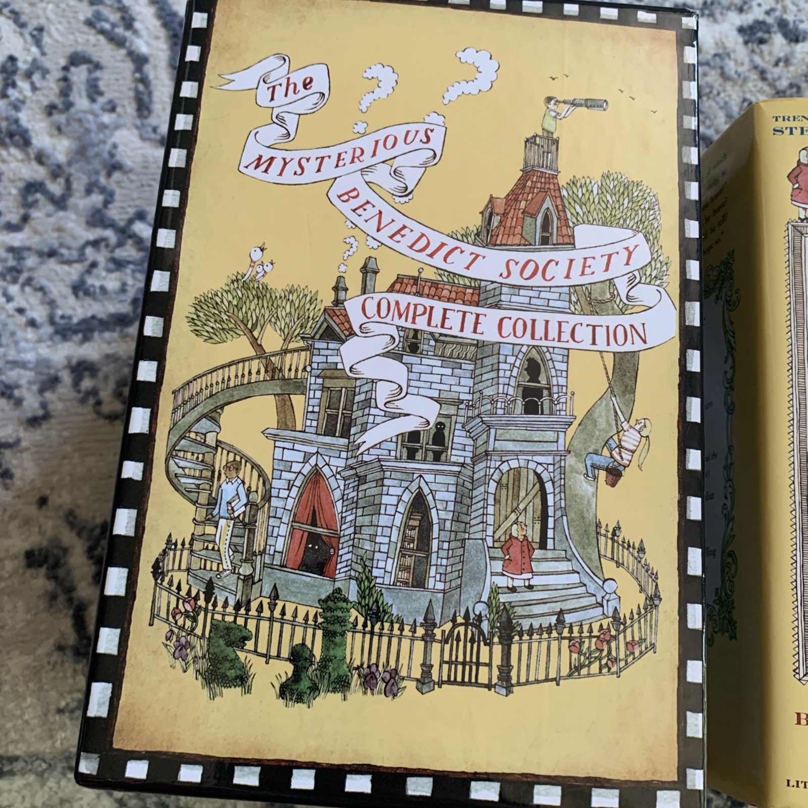 The Mysterious Benedict Society HARDCOVER Complete Collection Box Set First Ed.