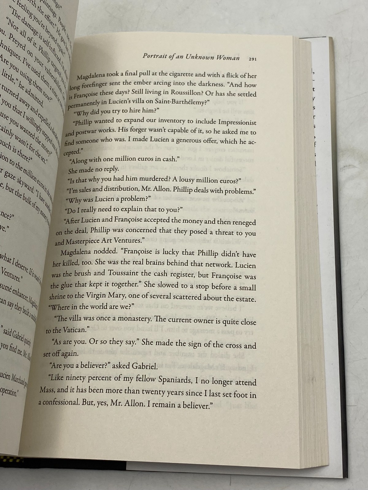 Portrait of an Unknown Woman : A Novel by Daniel Silva (2022, Hardcover) SIGNED