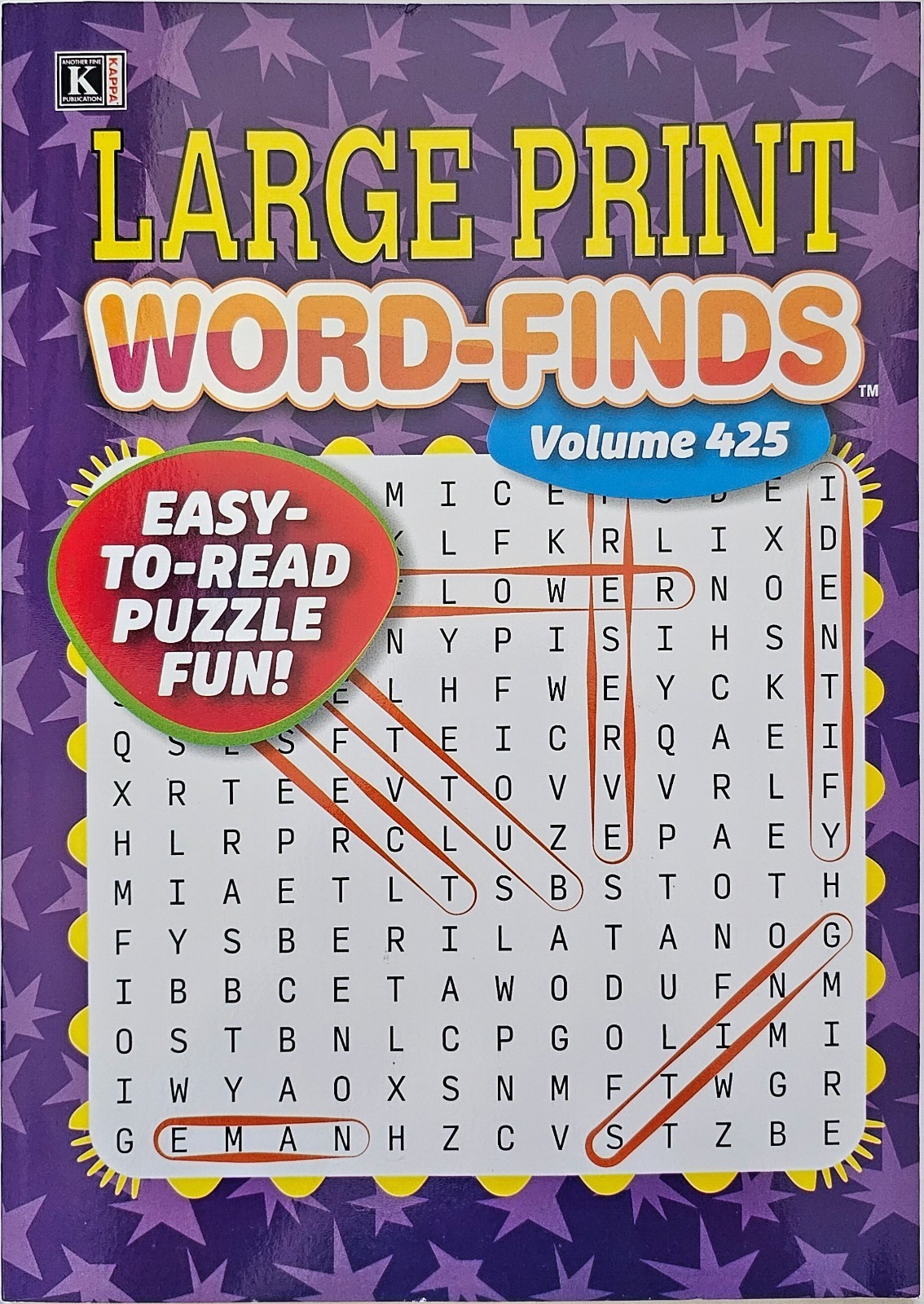 10 New Large Print Word-Finds Puzzle Books Kappa Games Vol#425-502 ~ Search,Hunt