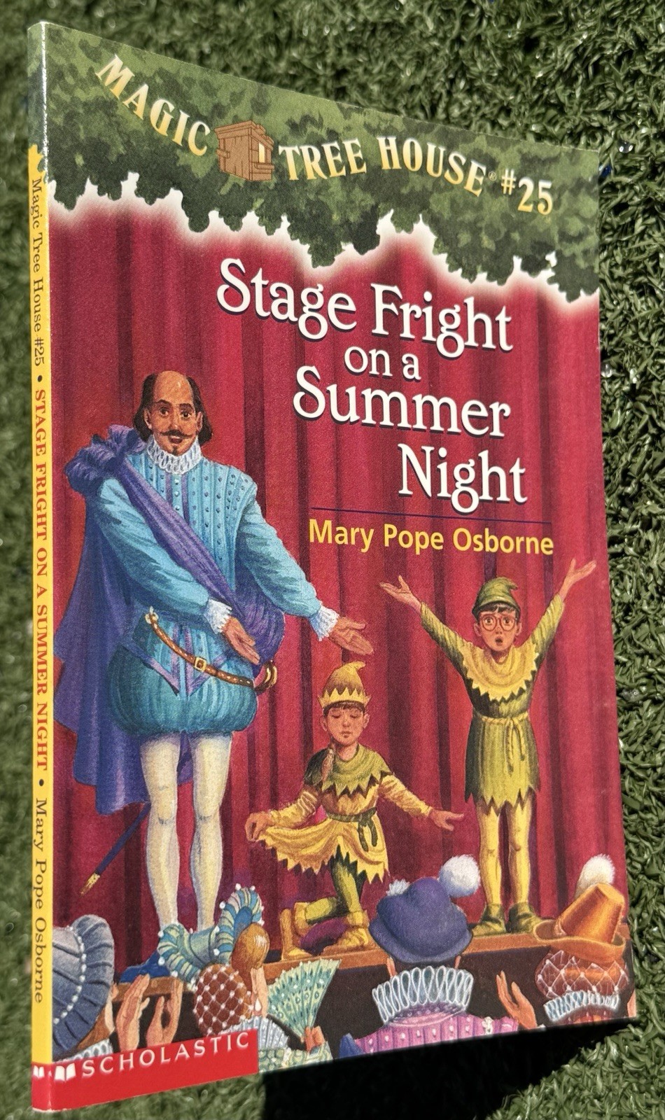 Stage Fright on a Summer Night by Mary Pope Osborne (2002, Trade Paperback)