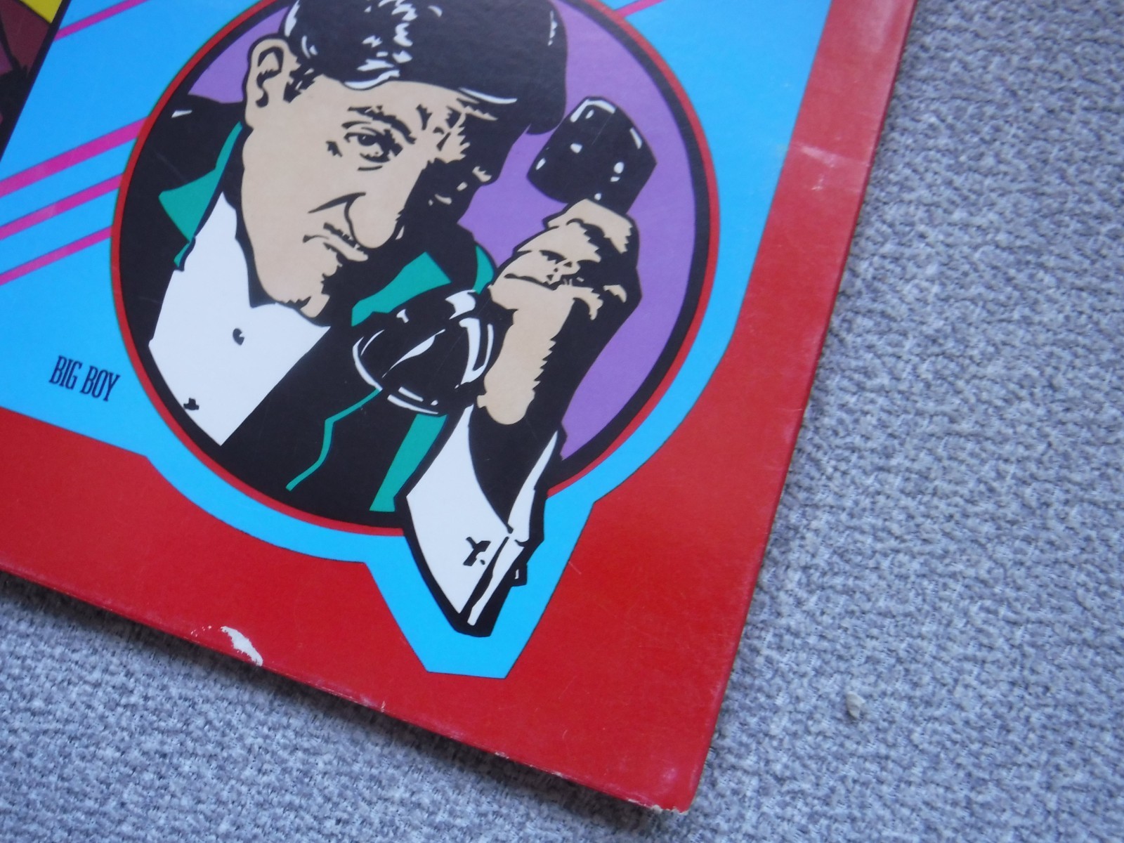 Dick Tracy Lot Giant Sticker Fun Coloring Book + 2 Folders 1990 Golden Vintage