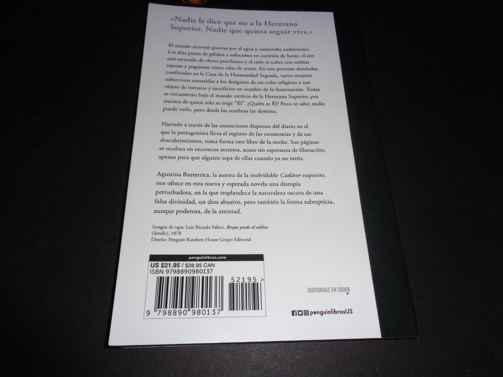 Las Indignas Agustina Bazterrica c.2023 Argentina Spanish Horror Novel