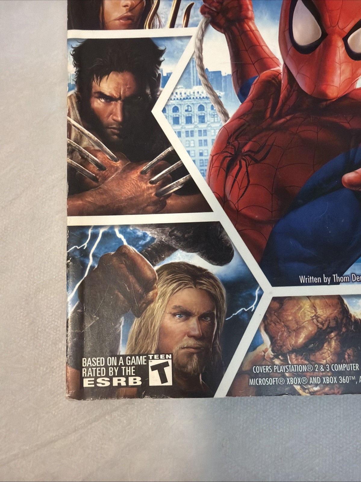 Marvel Ultimate Alliance Strategy Guide – WITHOUT Poster (2006) BradyGames