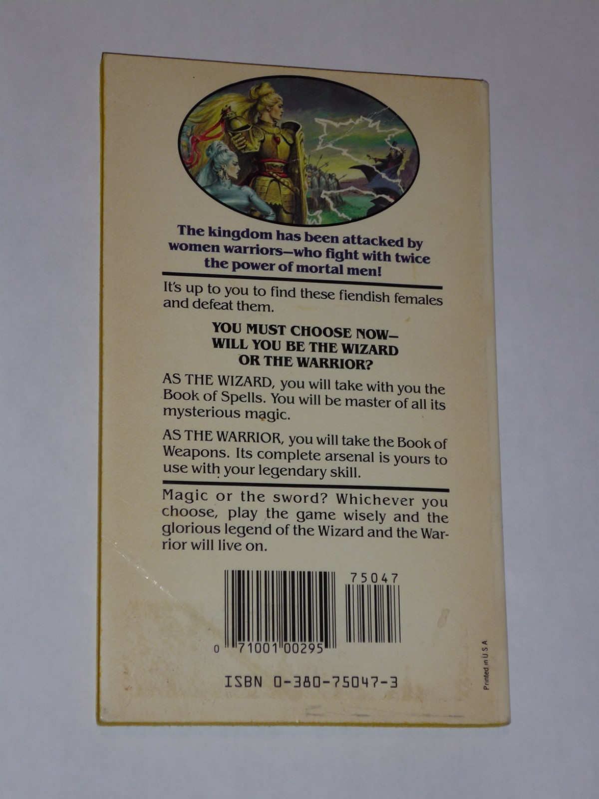 Wizards Warriors & You #18 Warrior Women of Weymouth, RARE Vtg PB Role-Playing