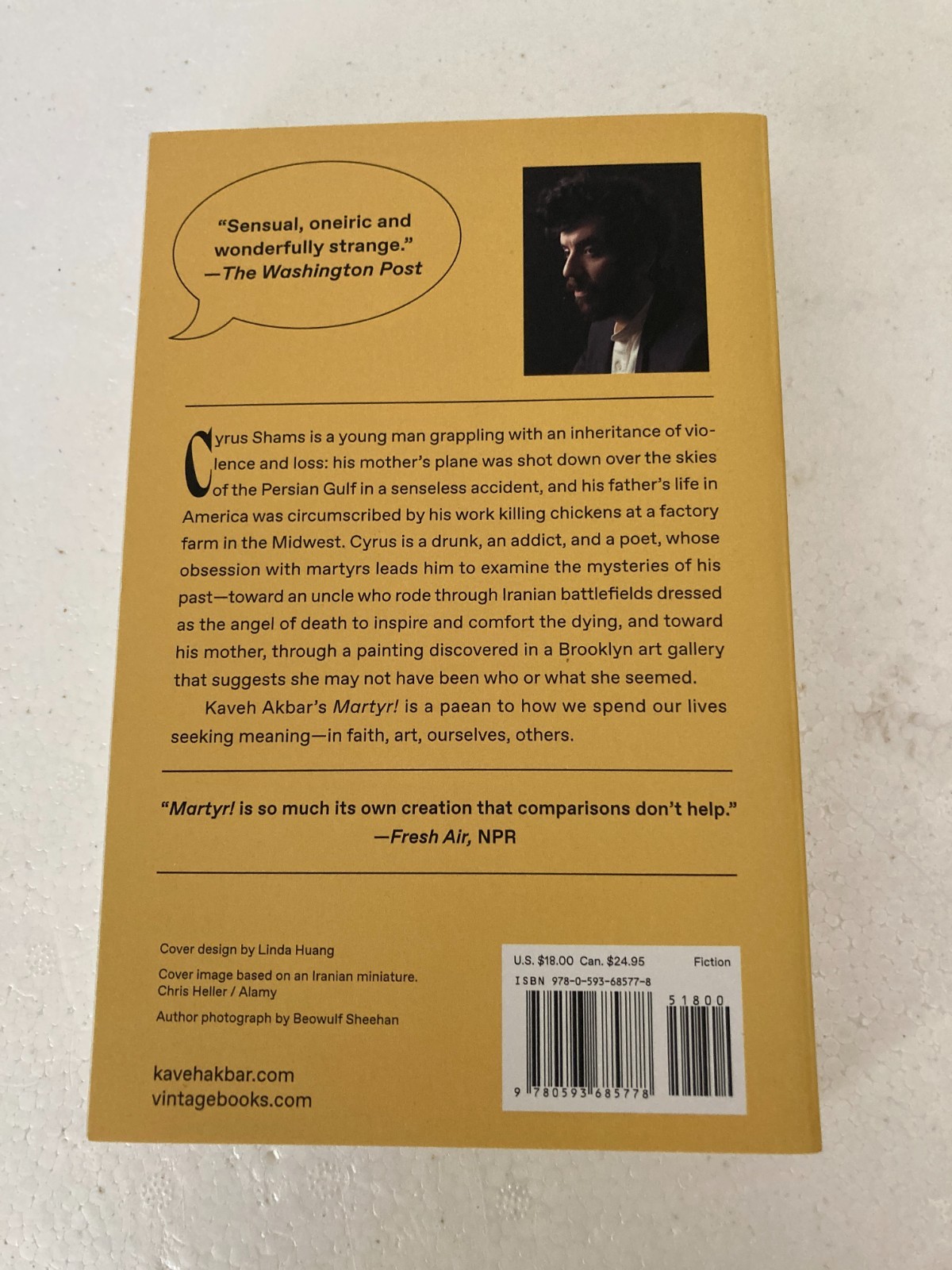 Martyr!: A Novel by Kaveh Akbar (2024, Trade Paperback) SIGNED 1st Printing