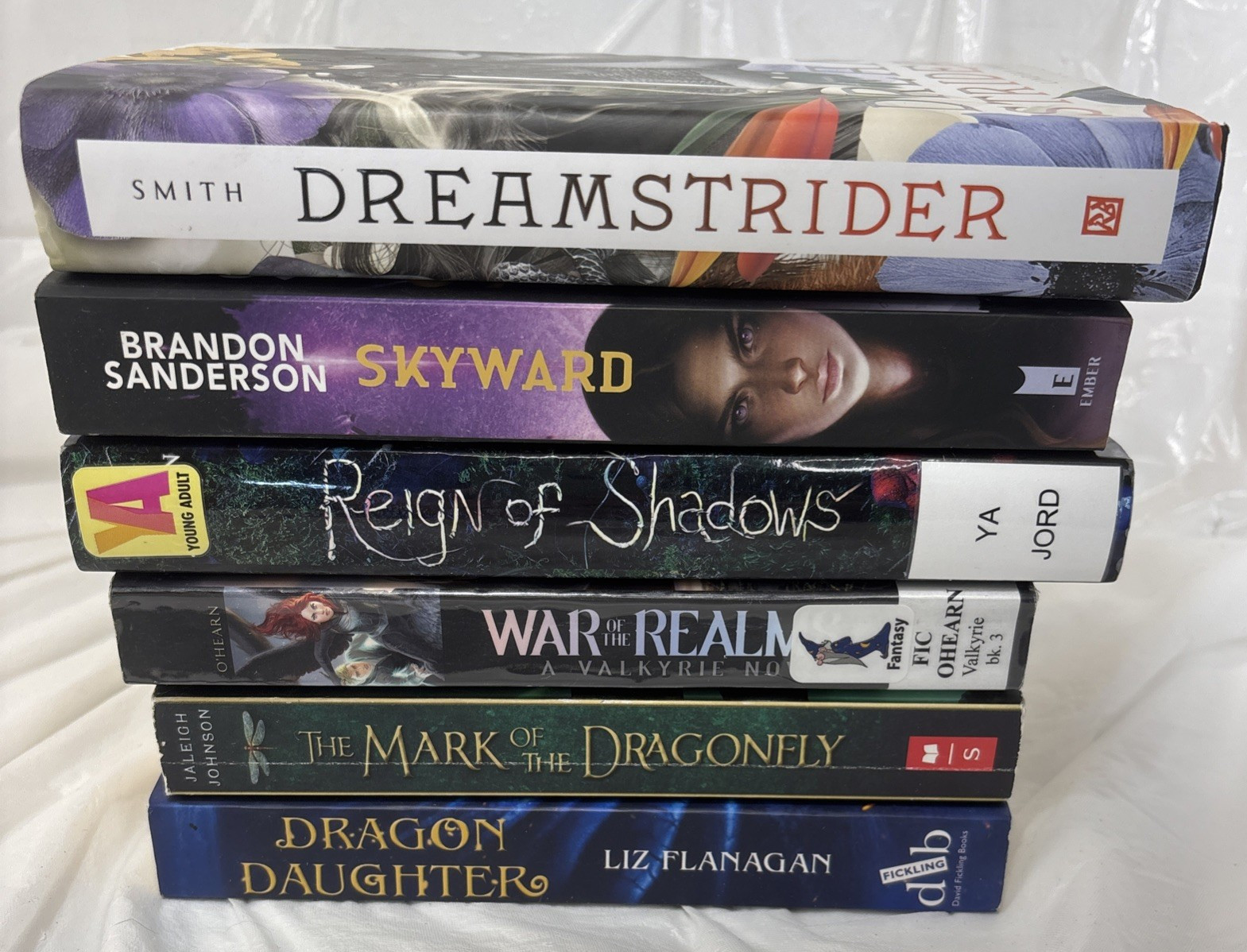Other Worlds, Lot of 6, Dream Strider, Skyward, Dragon Daughter,Reign of Shadows