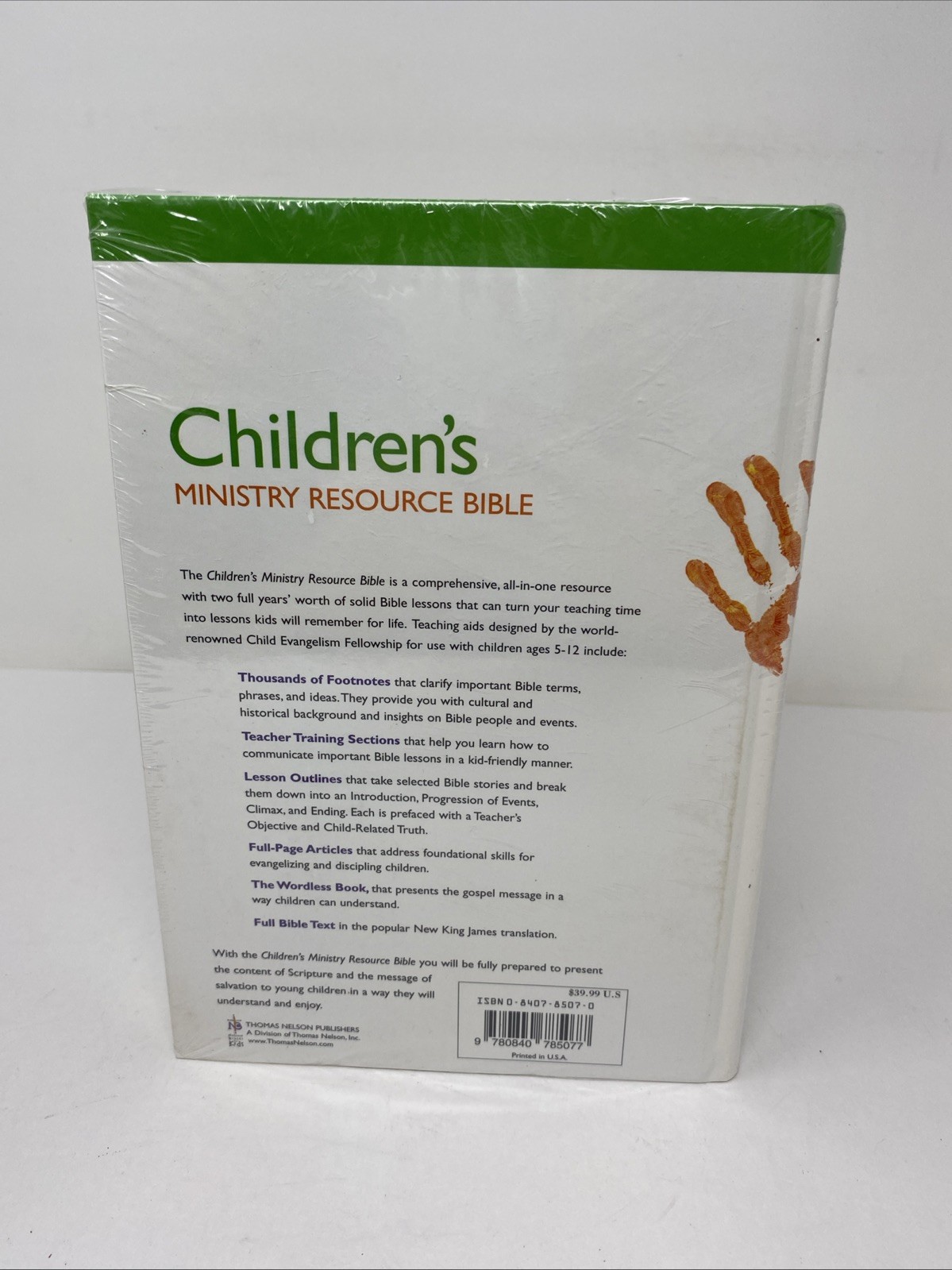 Children’s Ministry Resource Bible NKJV Helping Children NEW SEALED w/ Shelfwear