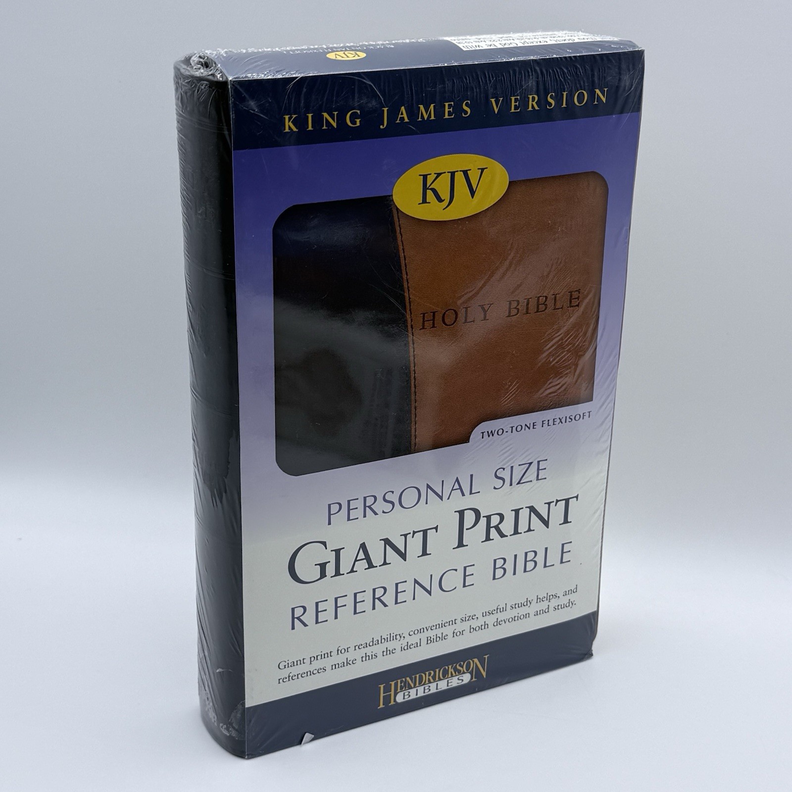 KJV Personal Size Giant Print Reference Bible by Hendrickson Imitation Leather