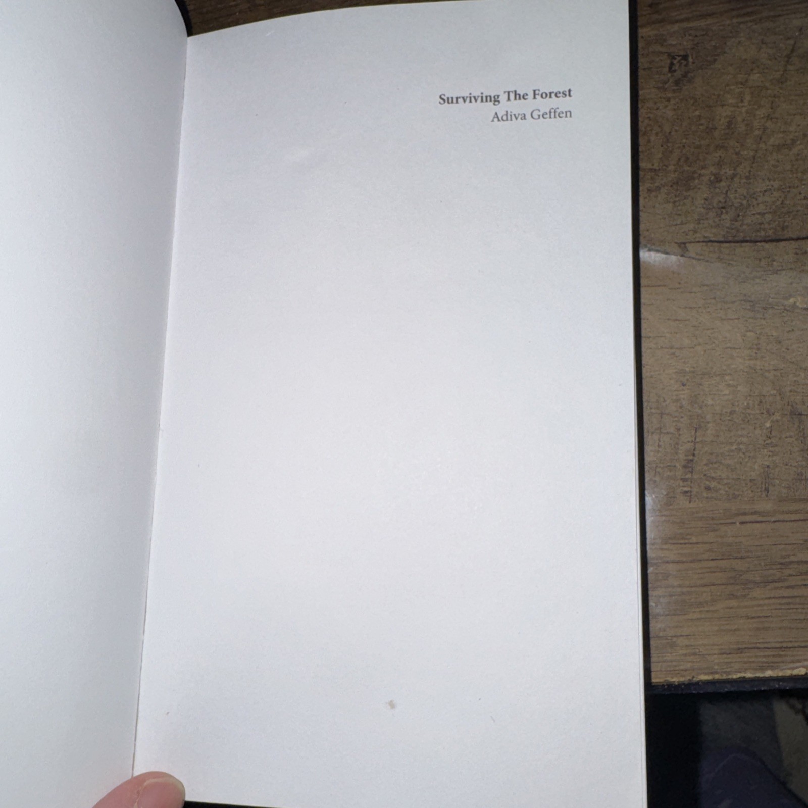 Surviving the Forest by ReadMore ReadMore Press and Adiva Geffen (2019,