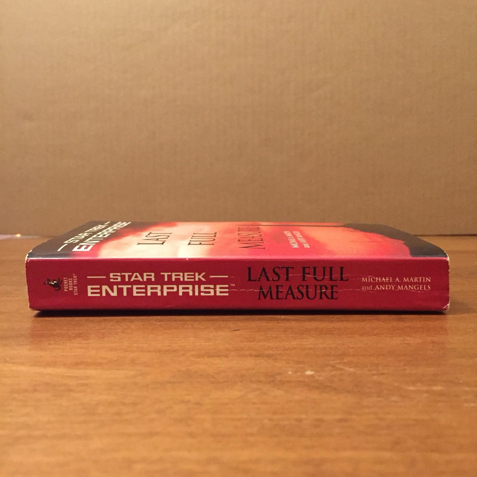 Last Full Measure (Star Trek Enterprise) Martin 2006 Pocket Books MMPB Good Cond
