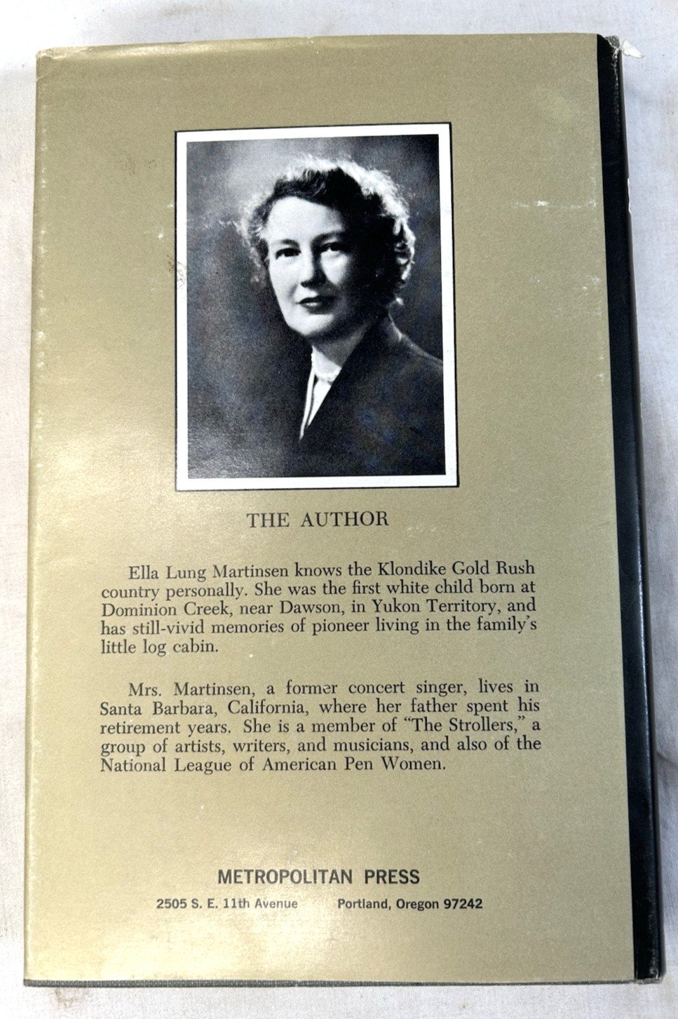 Trail to North Star Gold- Ella Lung Martinsen 1969 HCDJ 1st Edition Alaska Rush