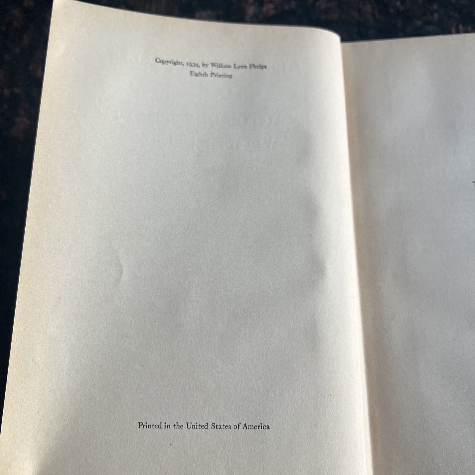 Autobiography with Letters ︱William Lyon Phelps ︱1939︱Hardcover