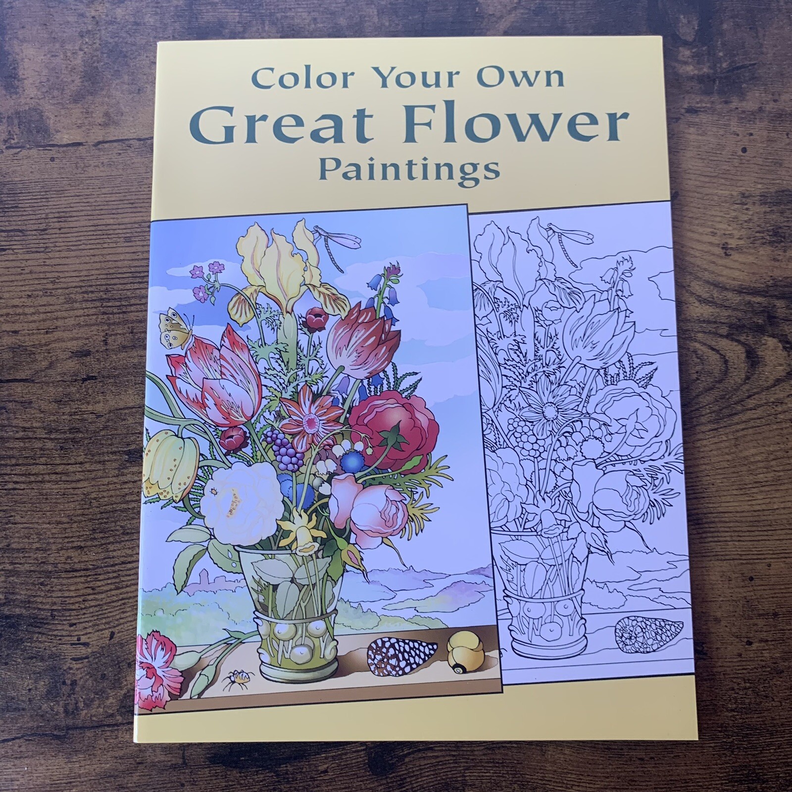 Dover Flower Coloring Bks.: Color Your Own Great Flower Paintings by Marty Noble