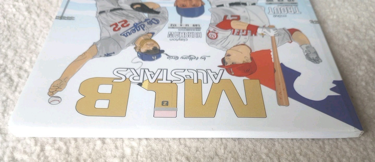 MLB All Stars 2017: Baseball Coloring Book for Adults and Kids: Trout + Kershaw