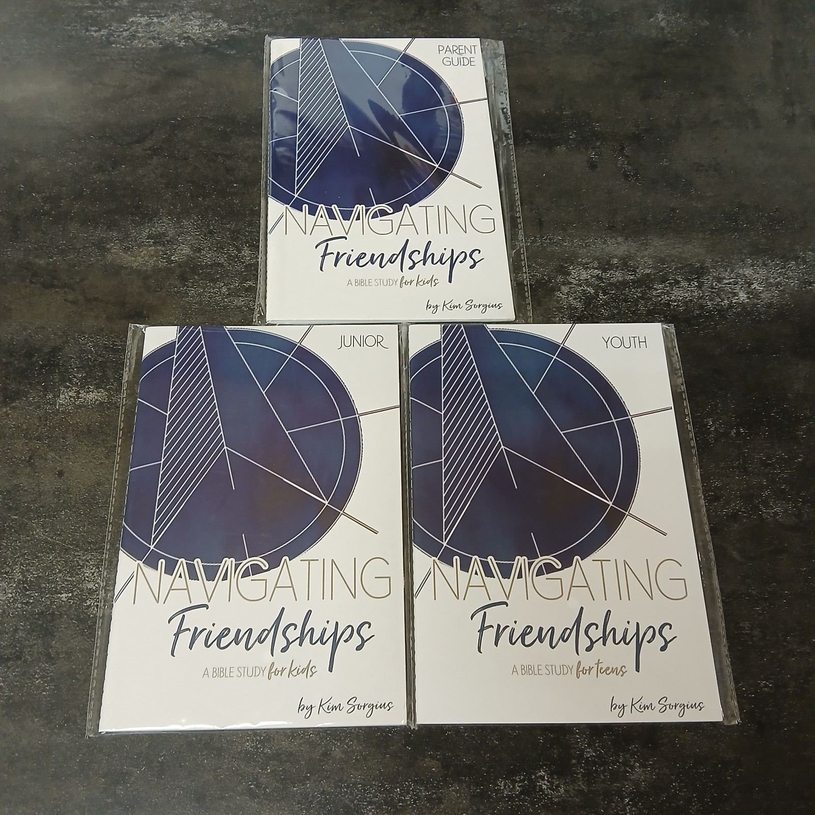 Navigating Friendships 3‑Booklet Set–Parent, Youth & Junior Kim Sorgius, Unused