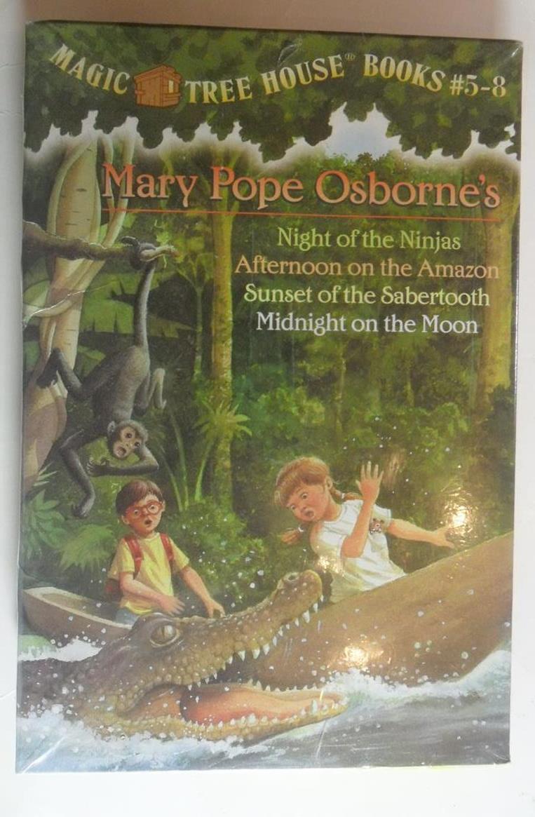 MAGIC TREE HOUSE BOOKS #5 TO 8 SEALED IN BOX MARY POPE OSBORNE