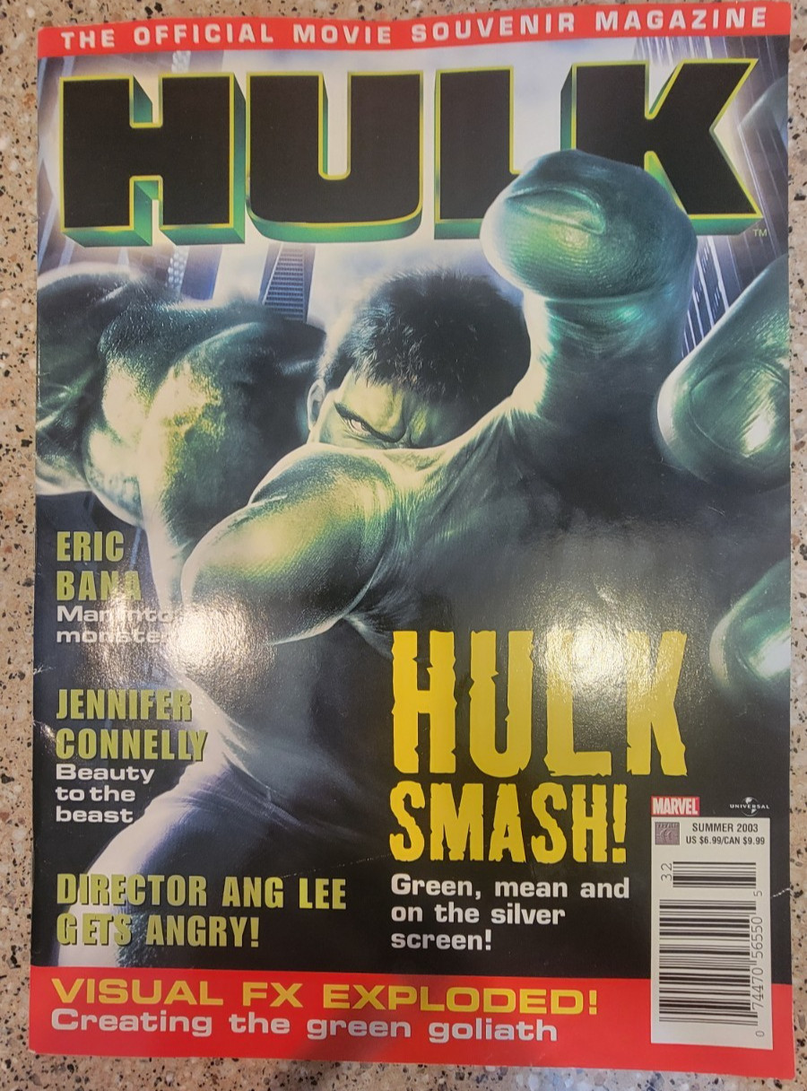Hulk The Official Movie Souvenir Magazine #1B (Jun 2003, Titan Mag) Marvel