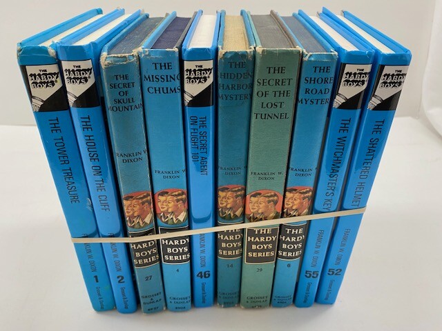 10 Hardy Boys Random book lot of kids books new and old Franklin W. Dixon – GOOD