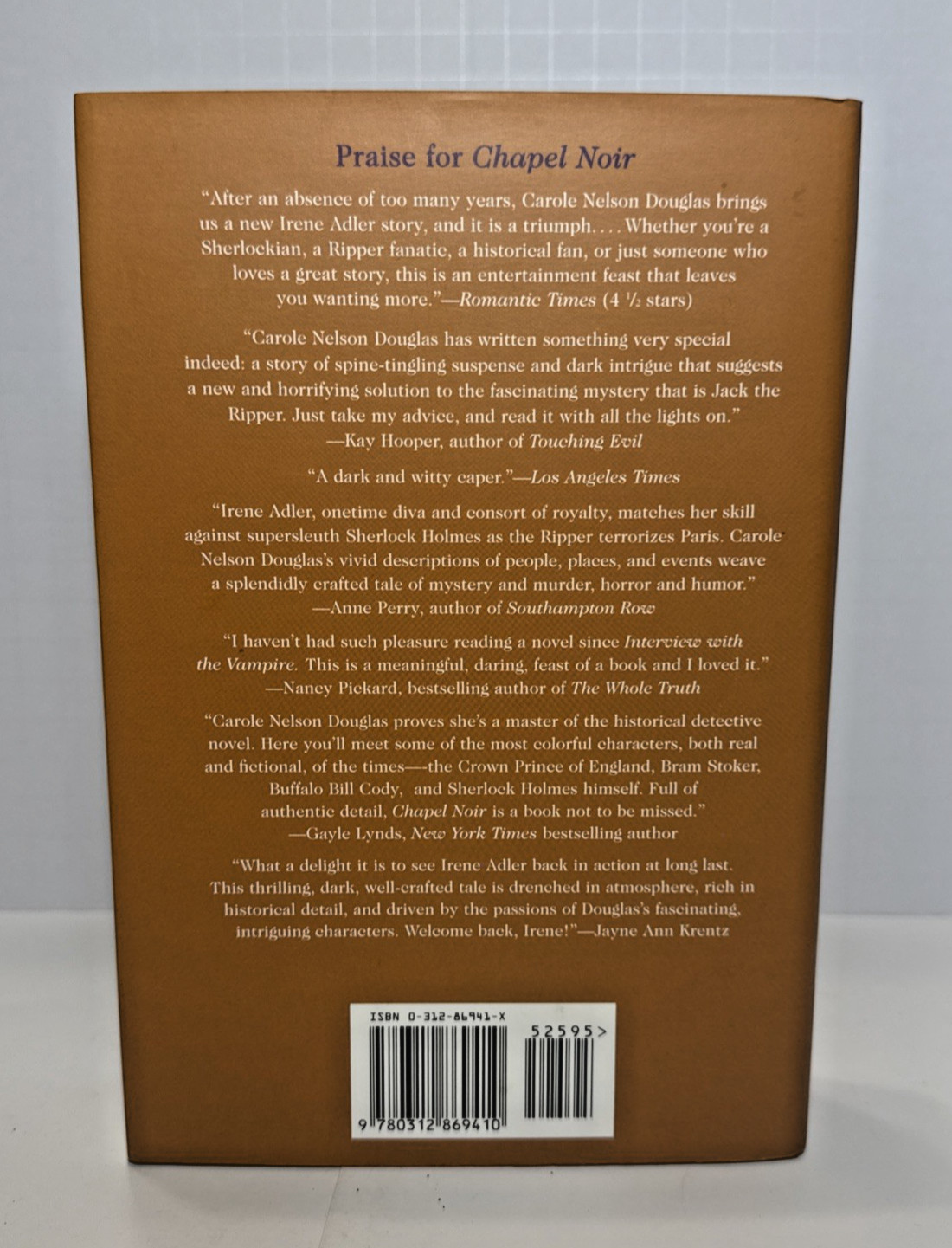 SHERLOCKIANA | VINTAGE 1st Ed HC DJ | Castle Rouge by Carole Nelson Douglas