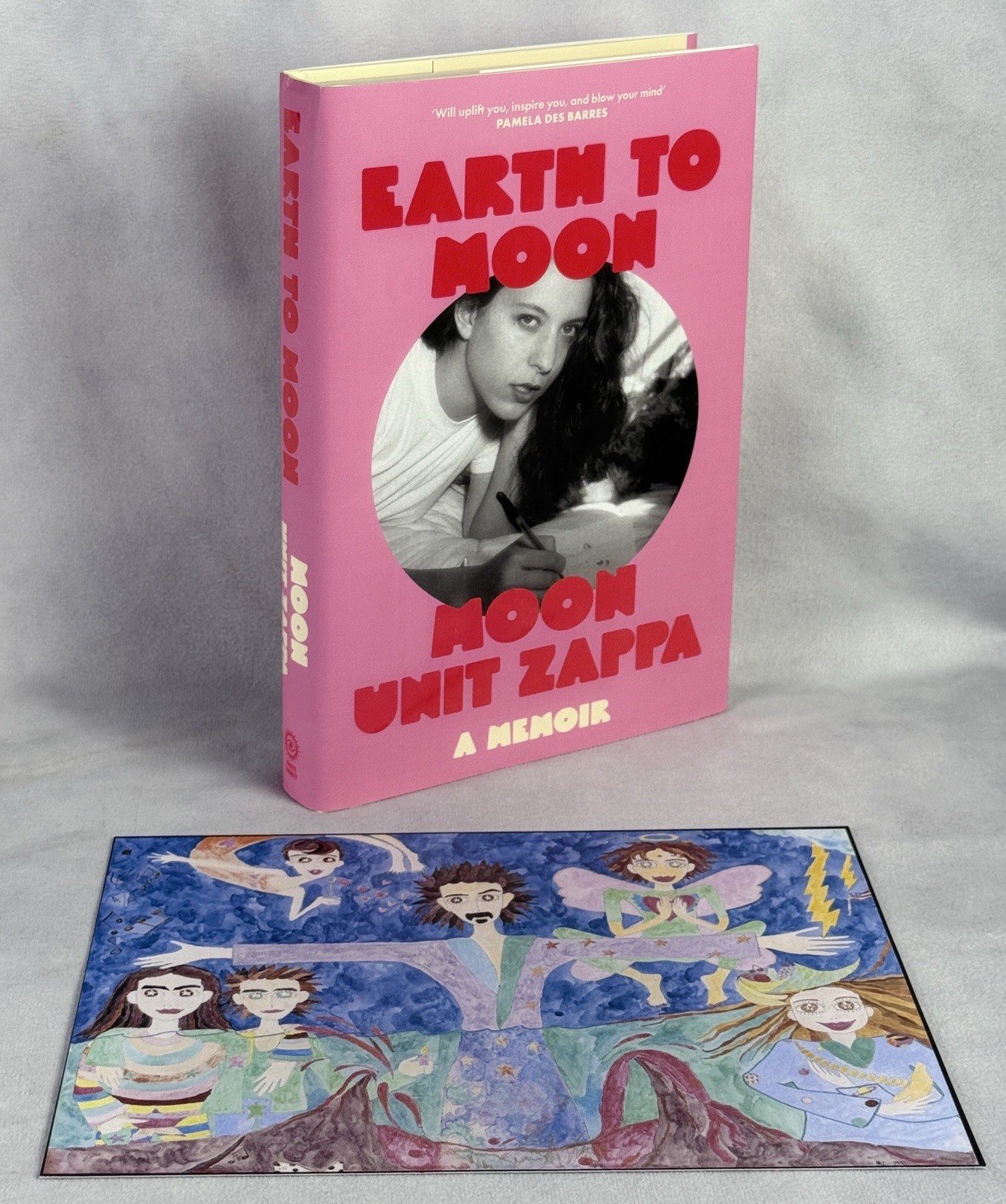 Moon Unit Zappa Signed Hardcover + Art Print, Rare, OOP, Frank Zappa, New