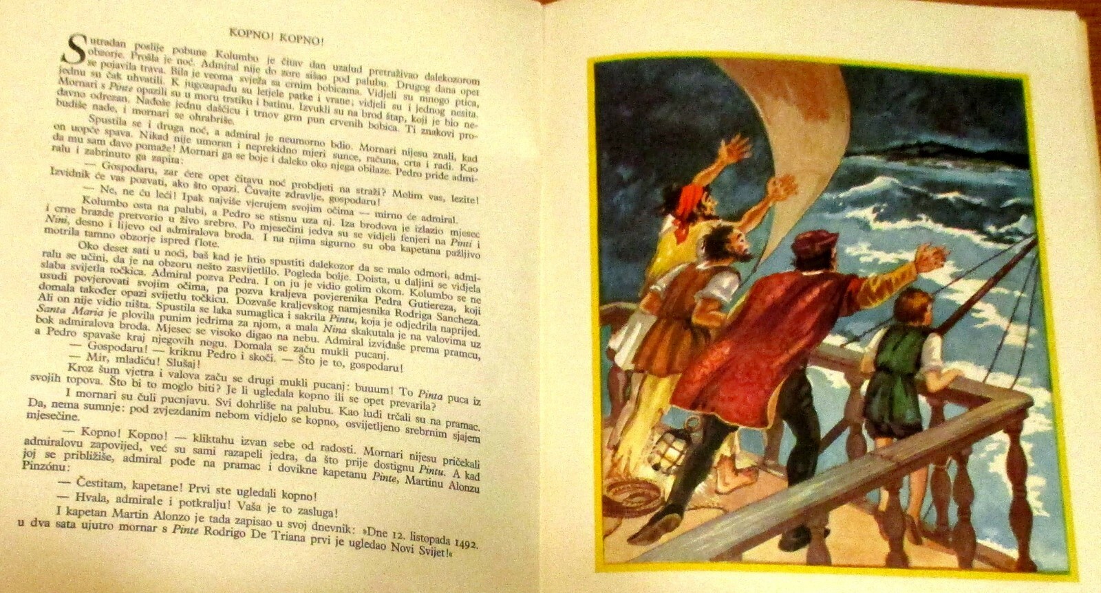 Kristof Kolumbo aka Christopher Columbus 1967 Croatian Text 28 Pages